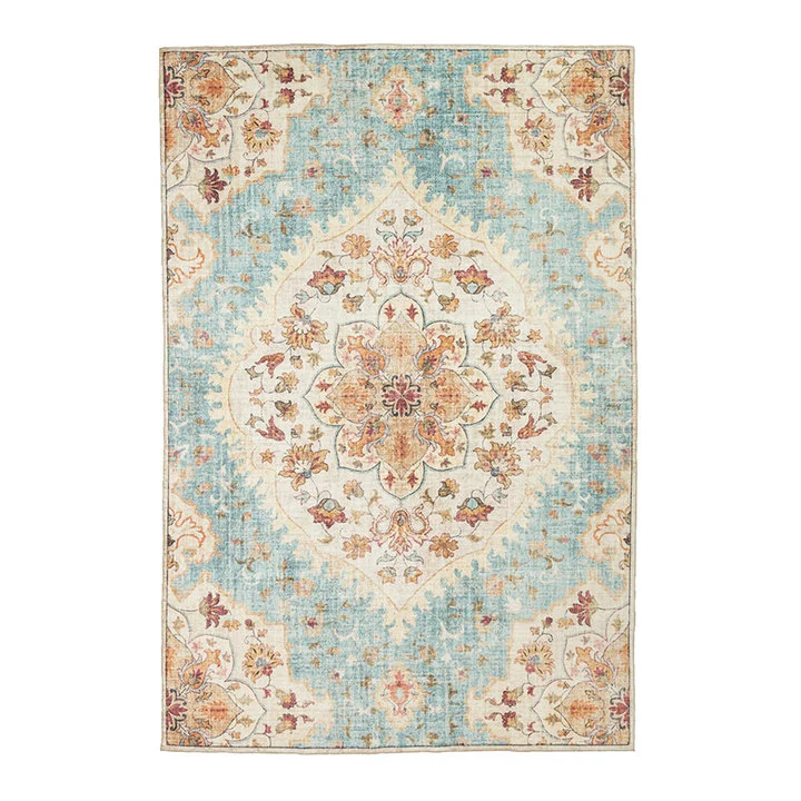 Vintage buitenkleed - Santo Mandala Lichtblauw