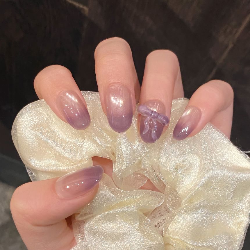 eovda - Cat Eye Gradient Almond Press On Nail / Oval Press On Nail / Squoval Press On Nail
