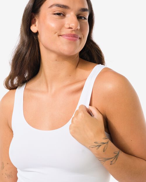 débardeur femme blanc