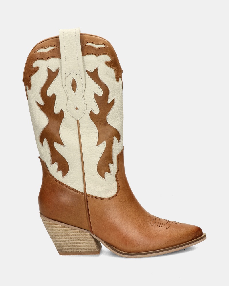 Nelson Cowboylaarzen  - cognac