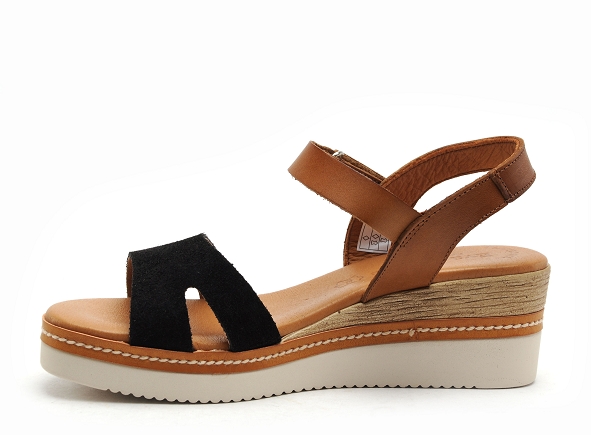 Eva frutos nu pieds talons femme 547 noir