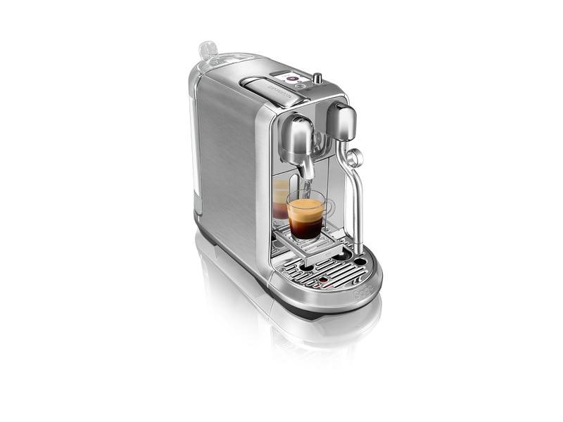 Sage Kaffeemaschine Nespresso Creatista Plus SNE800BSS Silb Kapselmaschine der Original Line für Kaffeespezialitäten in Barista-Qualität