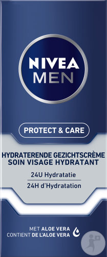 Nivea Men Protect & Care Soin Visage Hydratant 24h Hydratation Au Aloe Vera 75ml