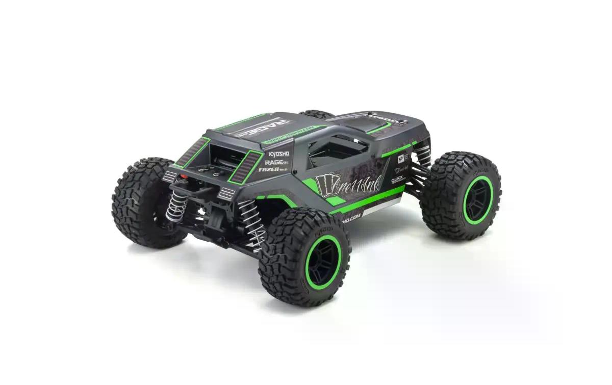 Buggy Fazer MK2 RAGE 2.0 4WD Grün, ARTR, 1:10<br>4WD Buggy Ready Set mit Fazer FZ02L-BT Chassis