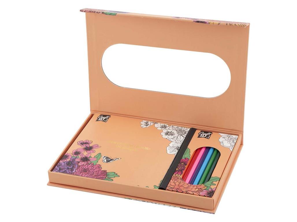 LIVRO COLORIR GRAFIX 10 LAPIS 96 DESENHOS