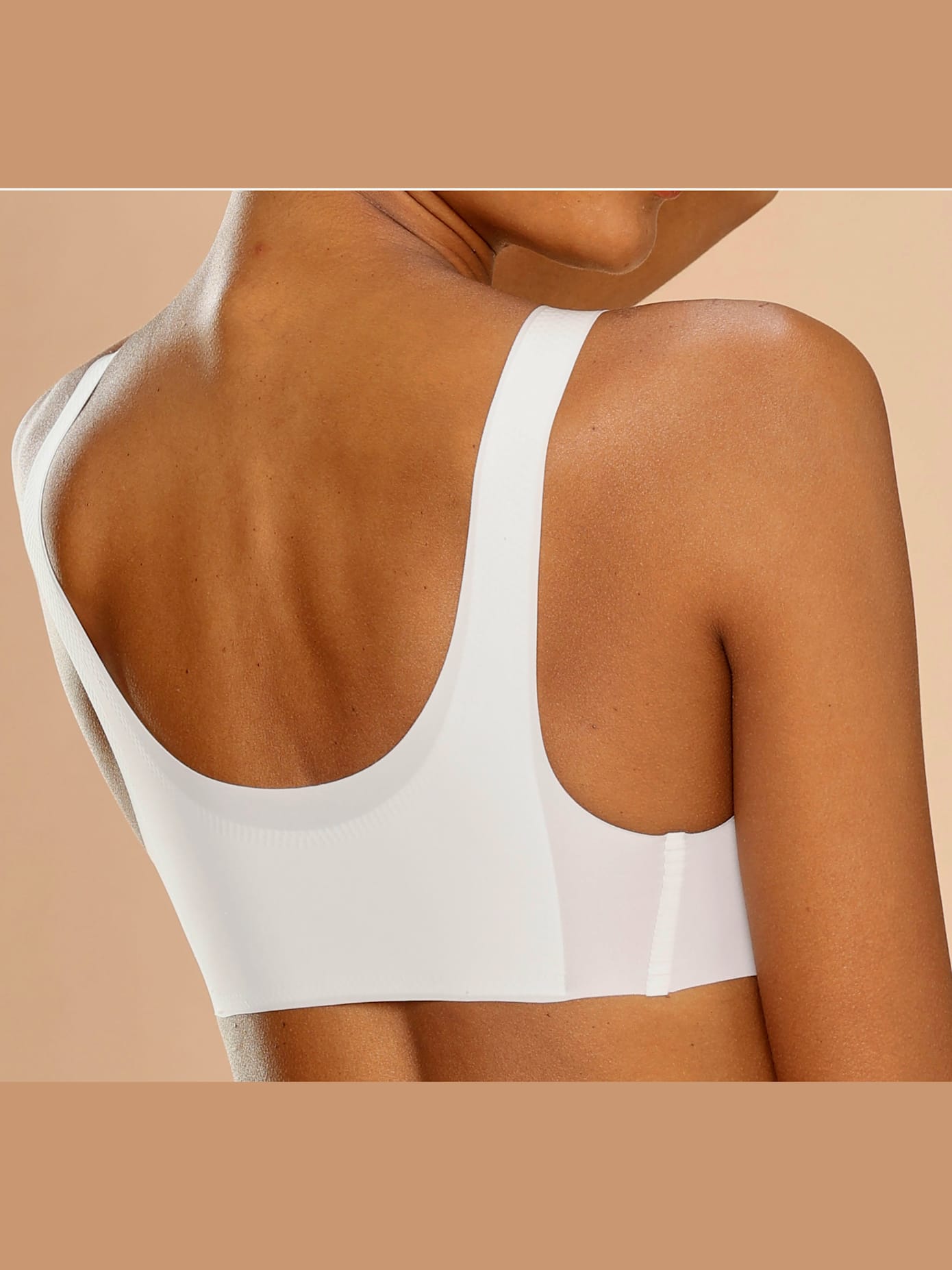 Soutien-gorge sans armatures liberté de mouvement totale grâce à la microfibre douce avec haute élasticité