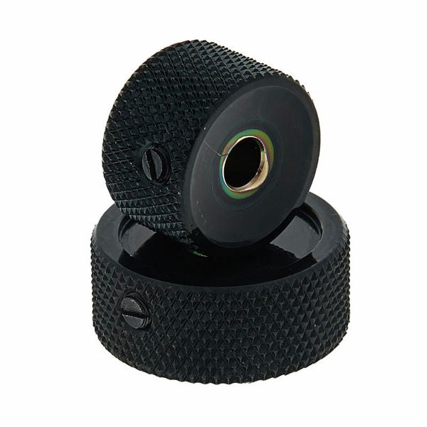 Allparts Stacked Pot Knob Set BK
