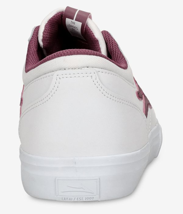 Lakai Griffin Schuh (white burgundy)