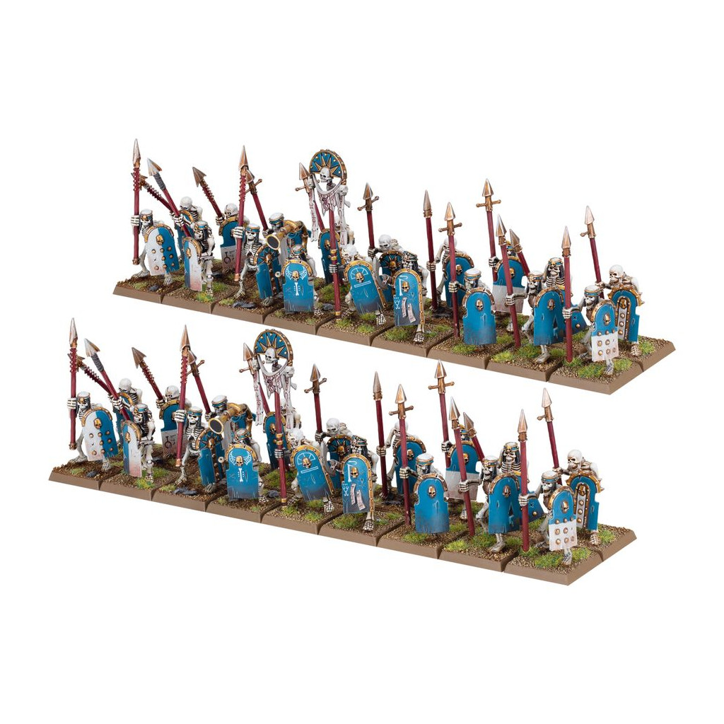 Warhammer - The Old World : Roi des Tombes de Khemri - Guerriers / Archers Squelettes
