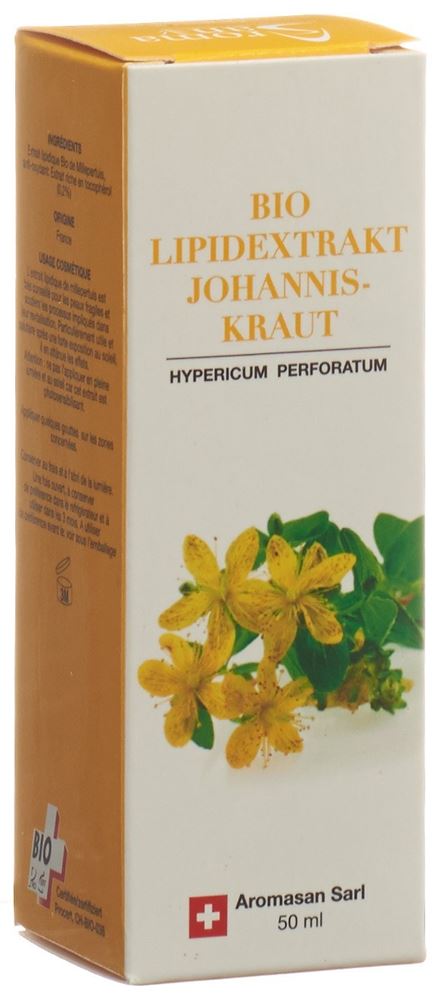Aromasan Lipidextrakt Johanniskraut Öl Bio Fl 50 ml