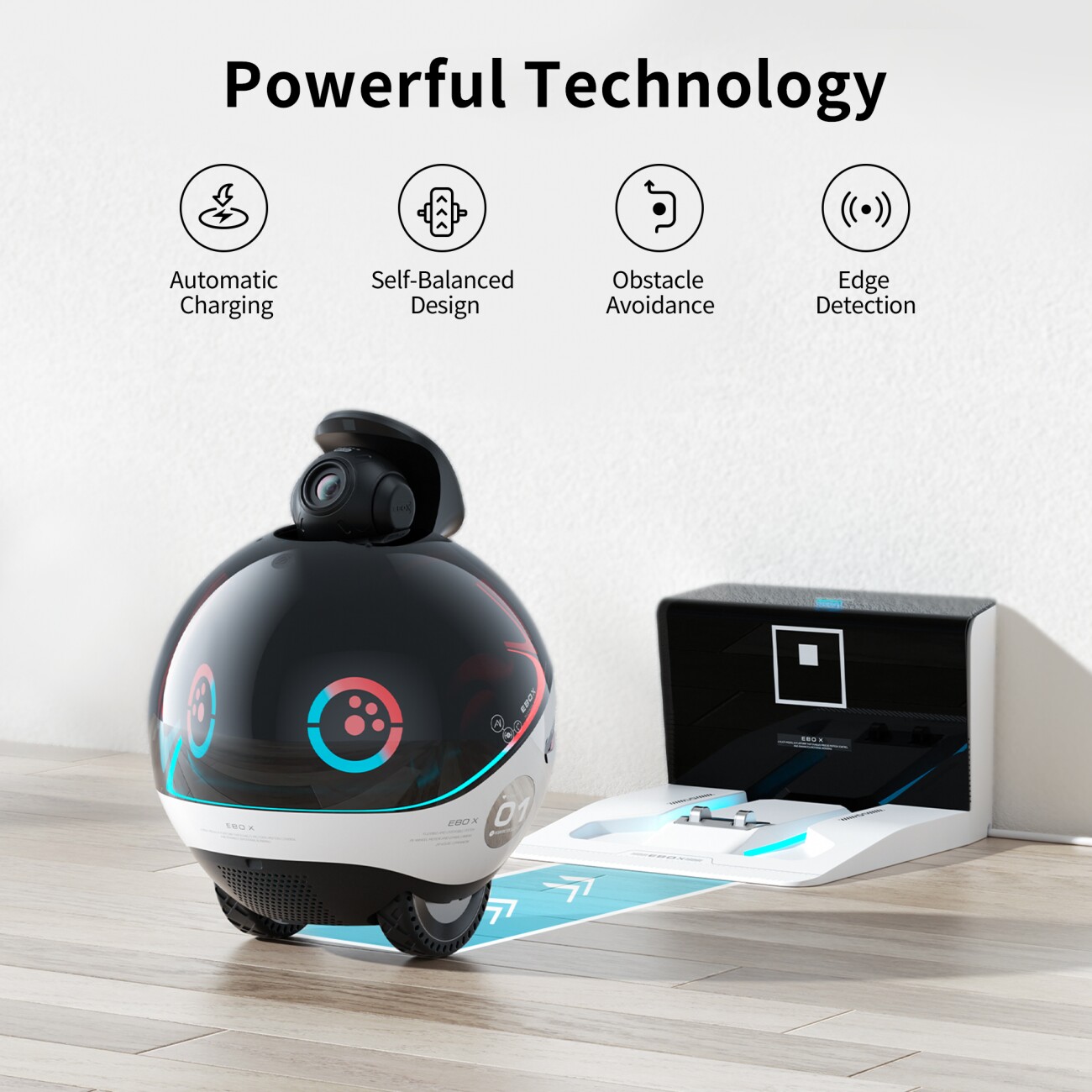 Enabot EBO X: Familien‑Sicherheitsroboter kabellos, KI‑gesteuert & mit Sturzalarm