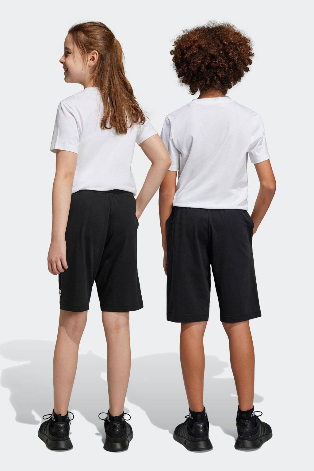 adidas sportshort zwart/wit