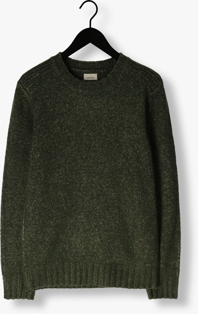 DSTREZZED donkergroene dstrezzed trui per crew neck