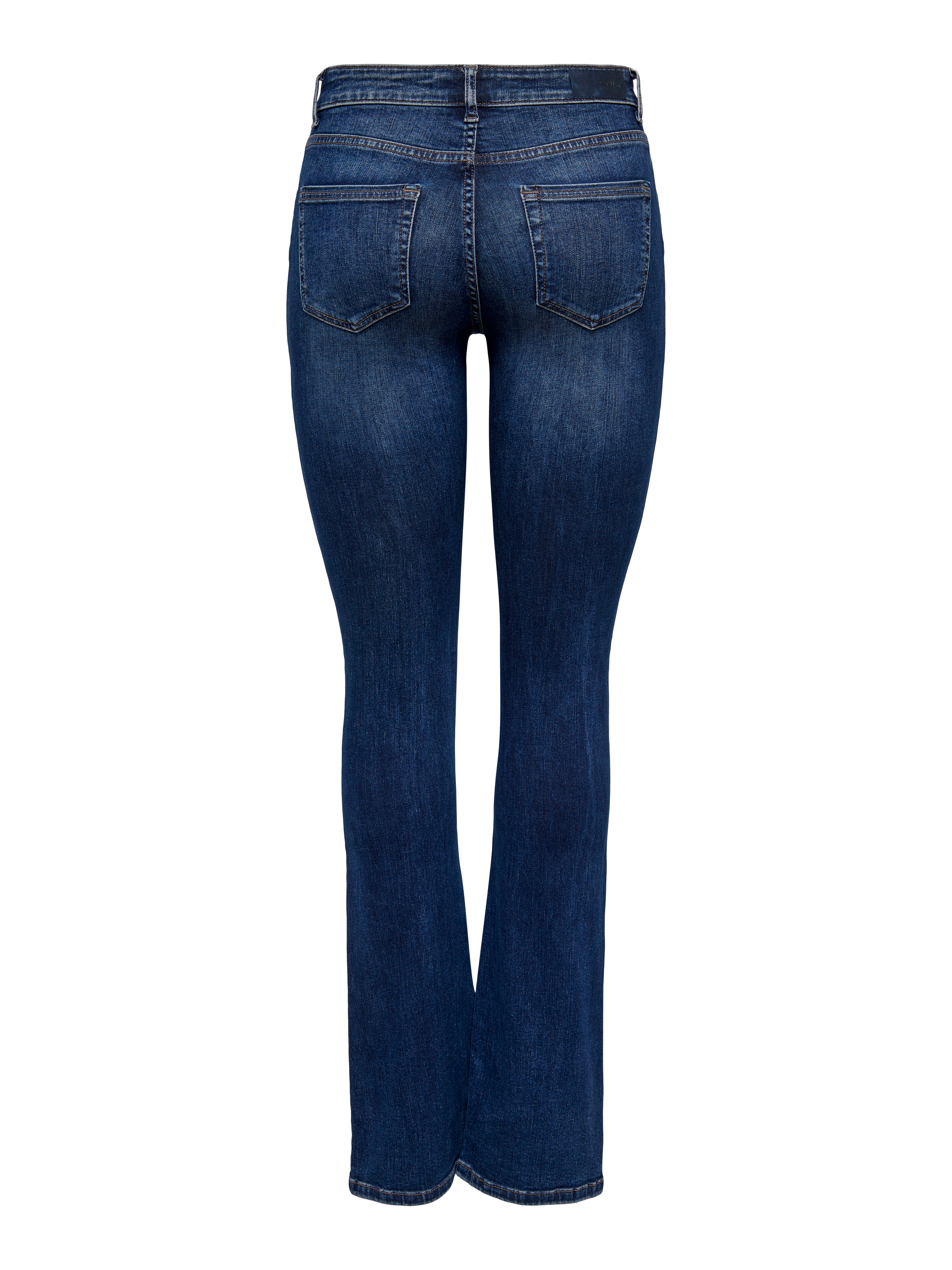 ONLBLUSH Mittlere Taille Ausgestellt Jeans Dark Blue Denim
