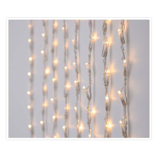 220er LED-Lichtervorhang - ca. 200 x 100 cm