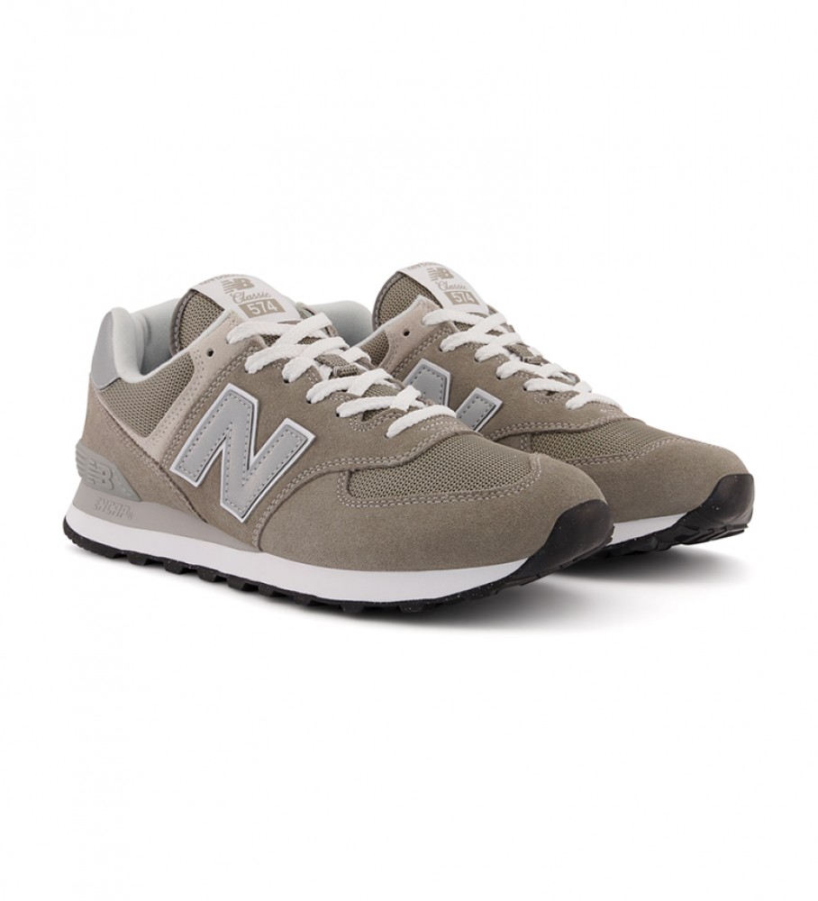 Tênis New Balance 574 bege escuro