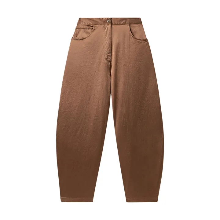 Cordera Pantalon Curved Satin | Camel