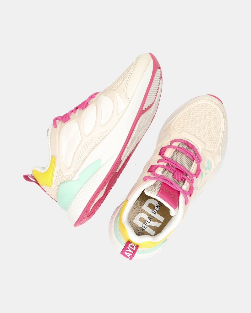 Replay Maze Jr. Lage sneakers  - beige