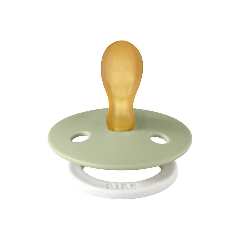 fopspeen - maat 2 - Glow in the dark Sage / Cloud (2 stuks)