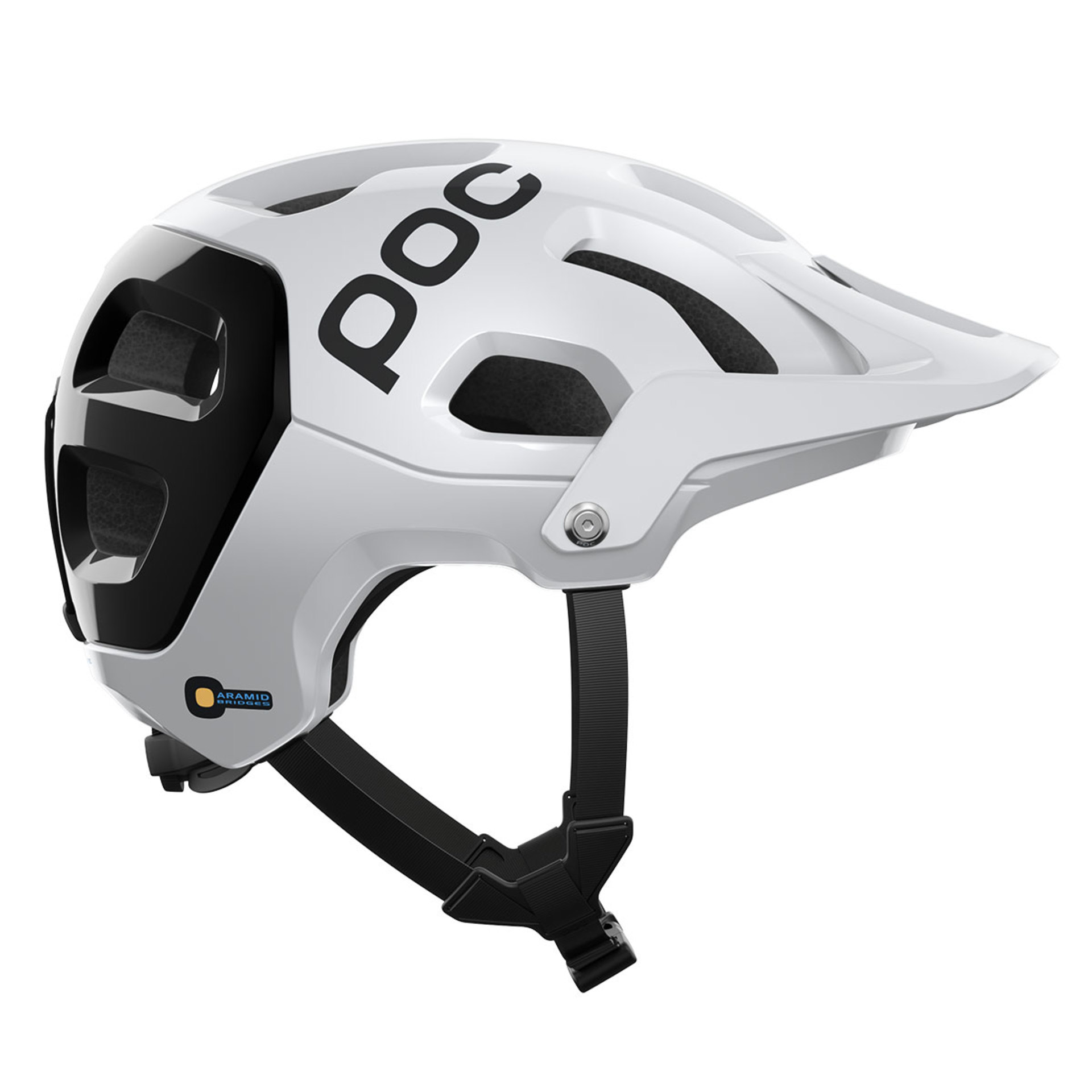 POC Tectal Race MIPS MTB Fietshelm Wit/Zwart