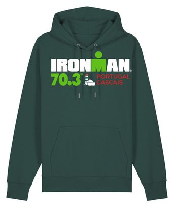 Sweat à Capuche Ironman 70.3 Portugal-Cascais Vert