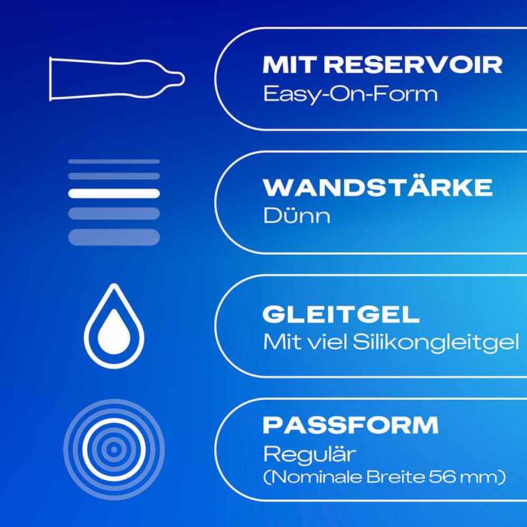 Durex Gefühlsecht extra feucht Kondome, 10 St