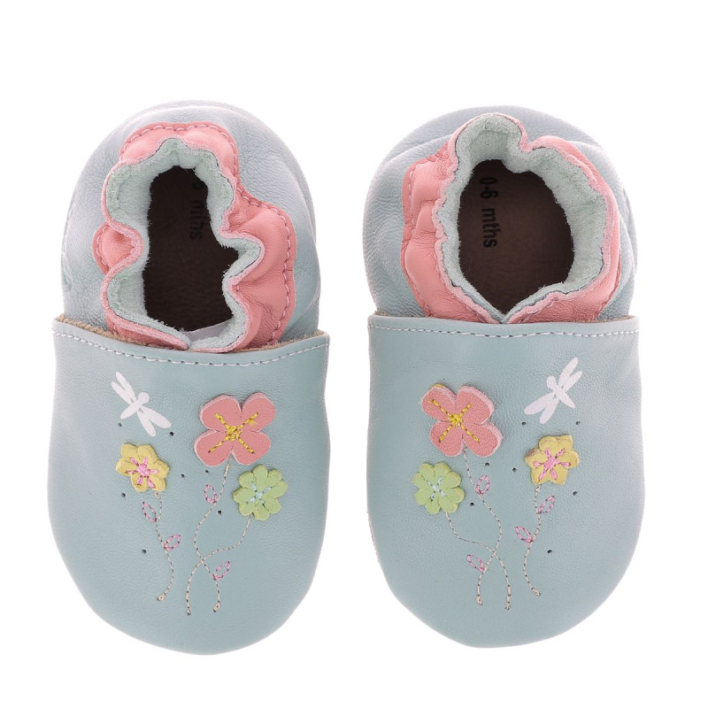 Robeez Robeez Chaussons Spring Time Vert Aqua