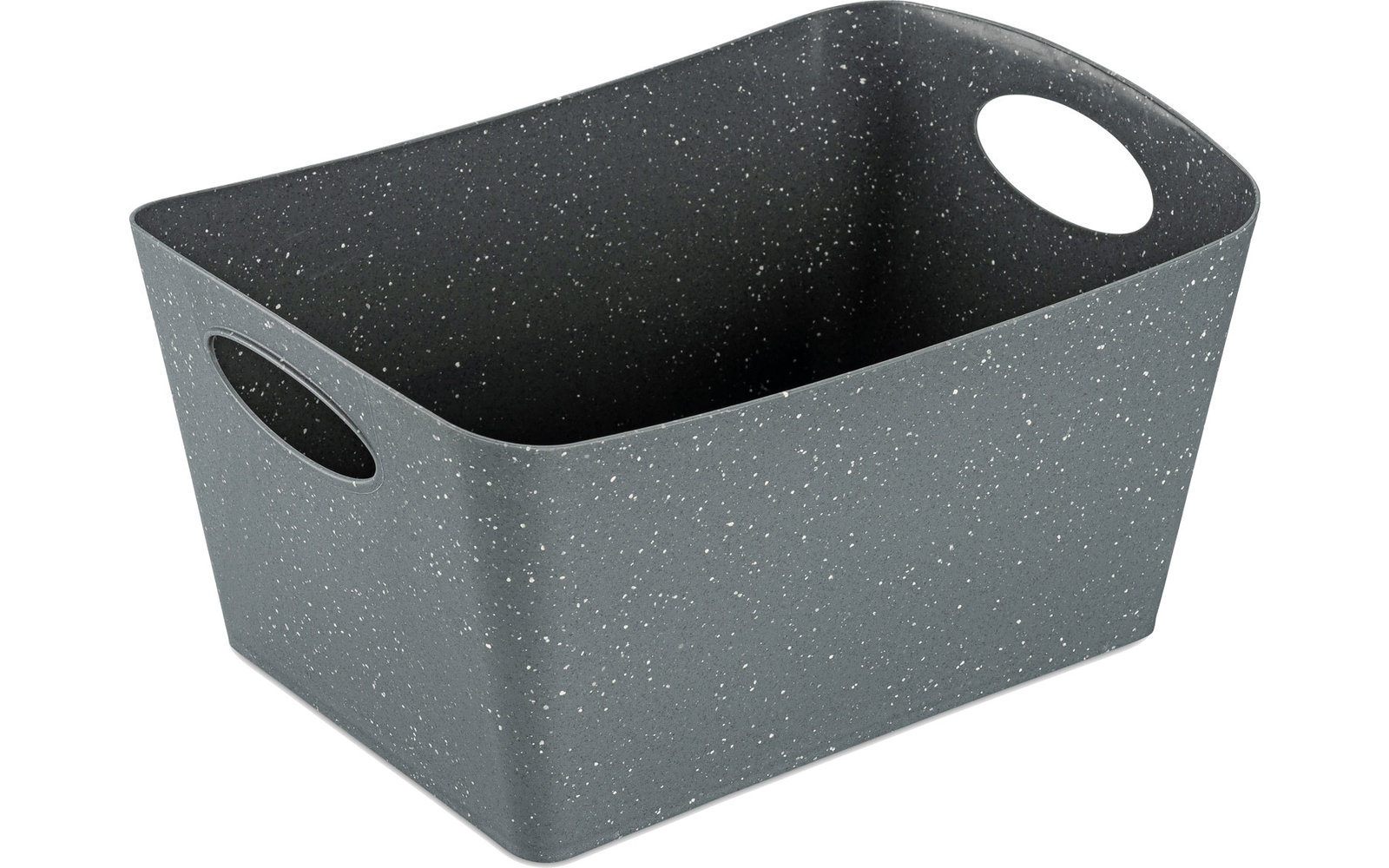 Koziol BOXXX M Aufbewahrungsbox recycled grey 3,5 Liter dunkelgrau