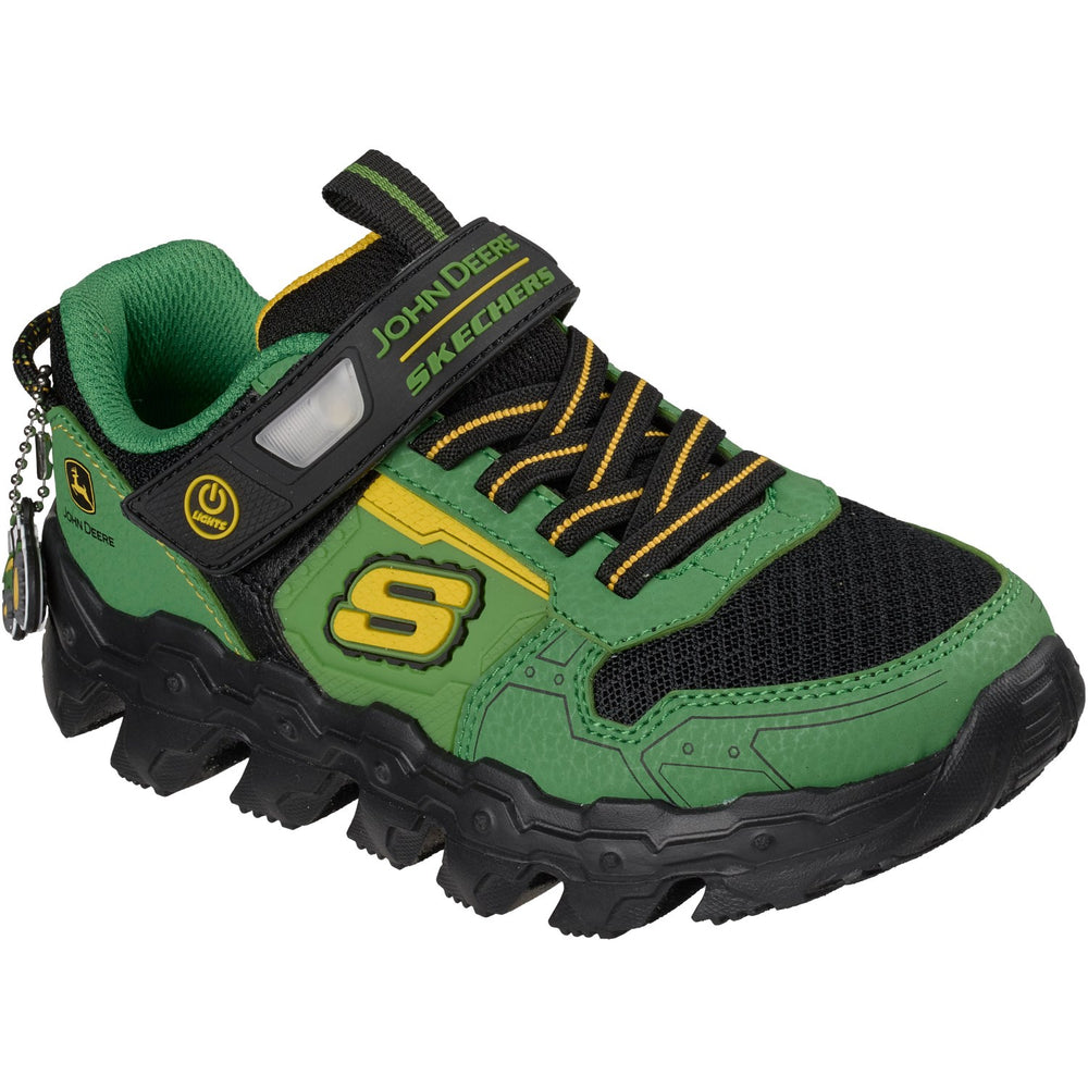 Køb Skechers Gray John Deere Lighted Sneaker W/ Tractor Upper