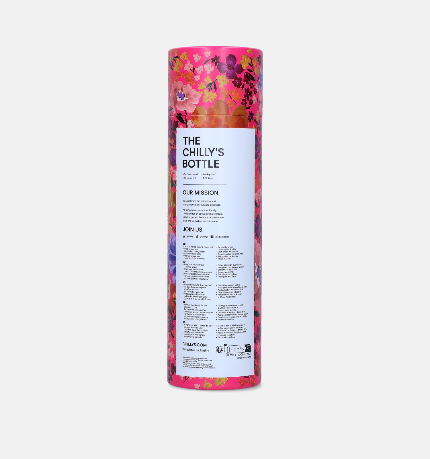 Drinkflessen roze