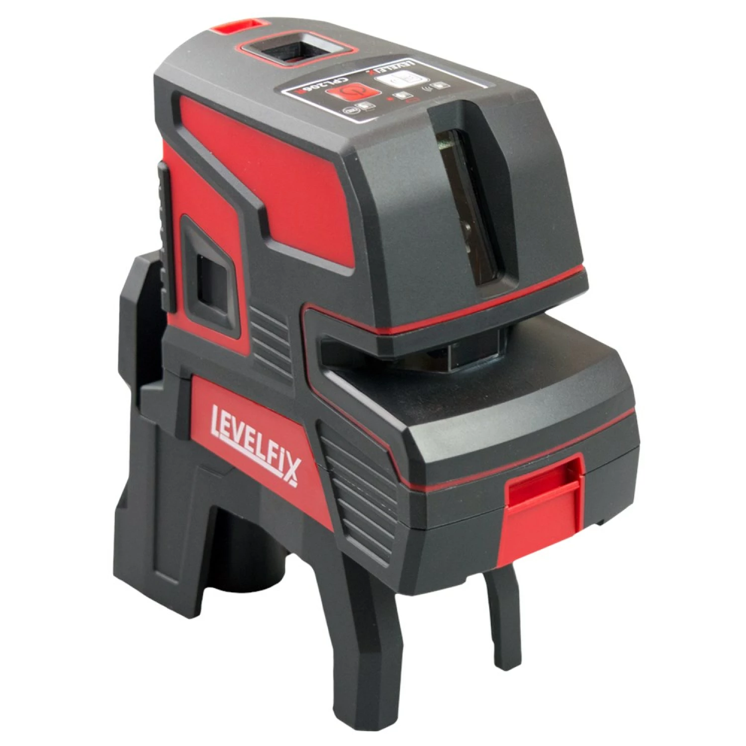 Levelfix CL202R Zelfnivellerende kruislijnlaser in tas - Rood - 40m