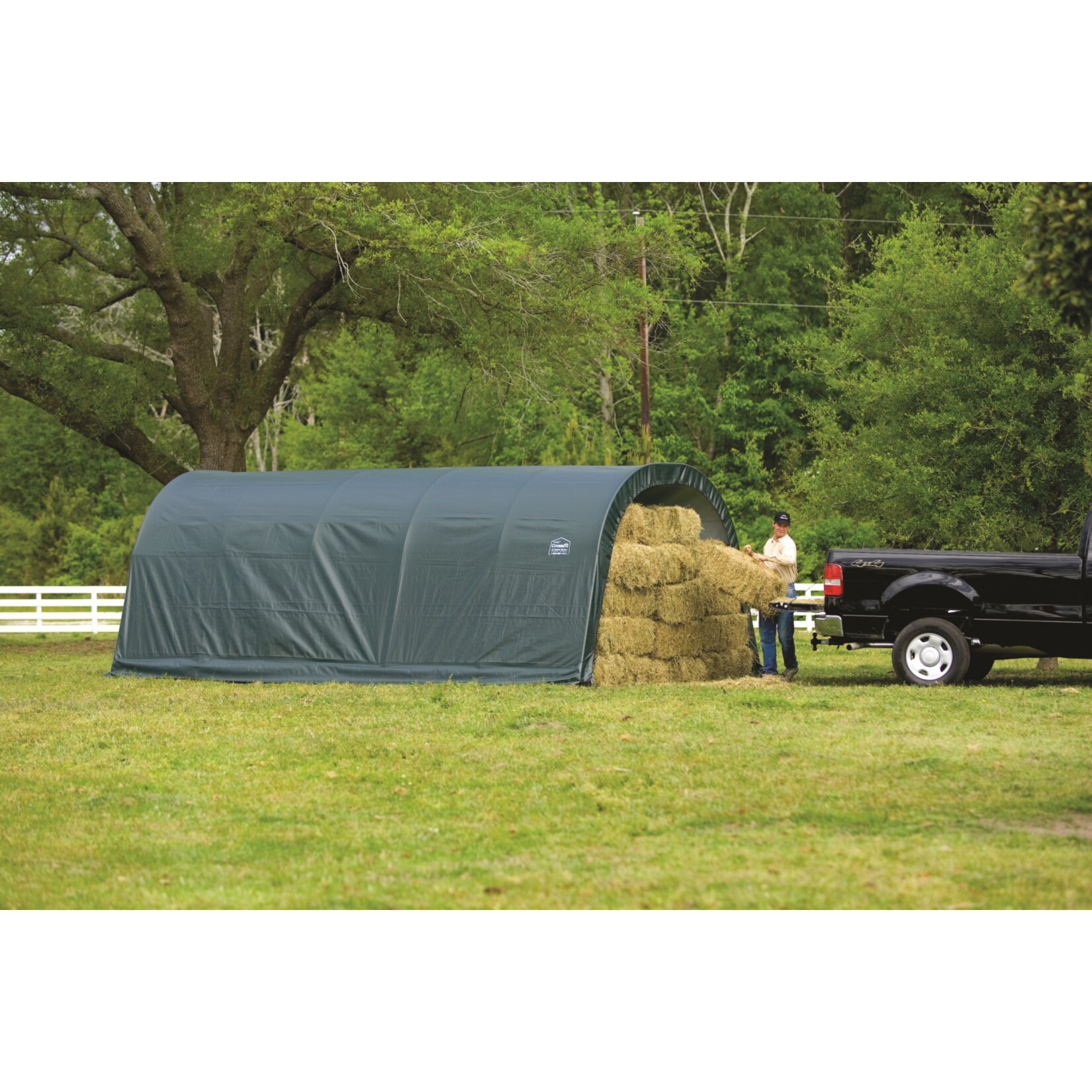 ShelterLogic Weidezelt 22,6m², 370x610 cm