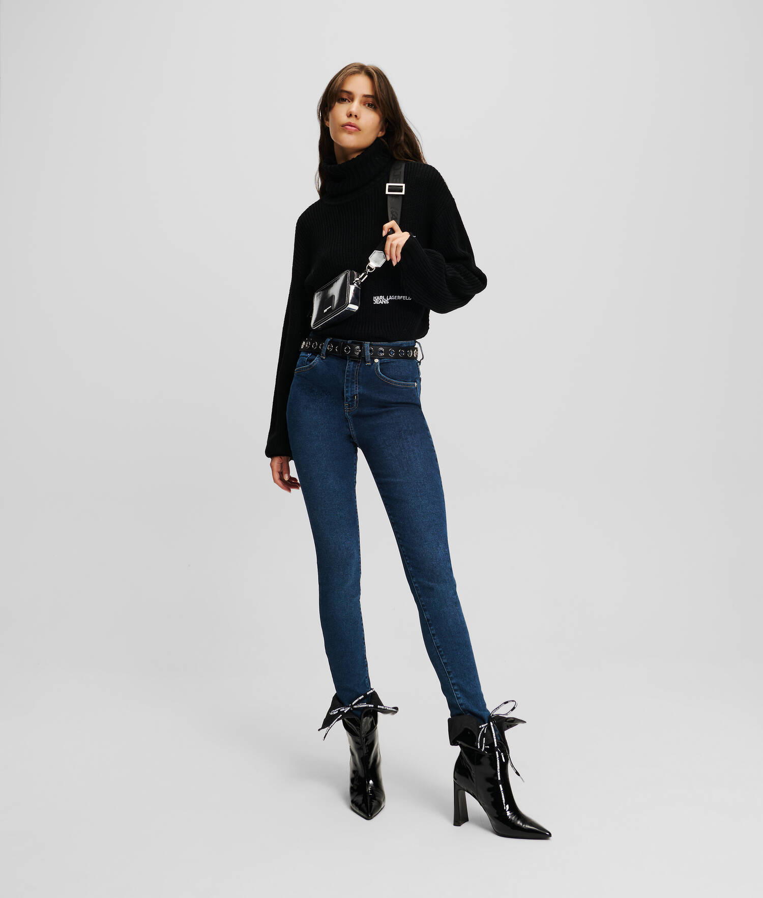 JEAN SKINNY TAILLE HAUTE KLJ