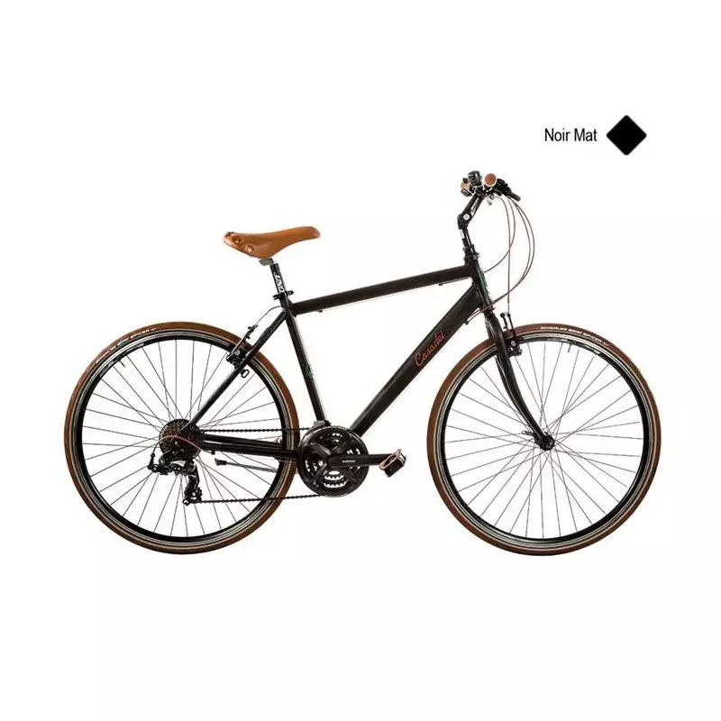 Vélo CASADEI ibrido 28´´ homme 21v h54 noir mat
