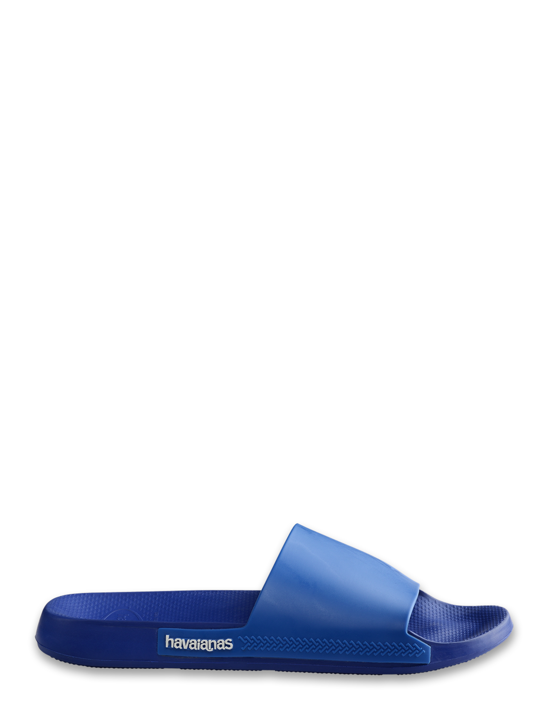 havaianas claquettes mixte slide classic bleu