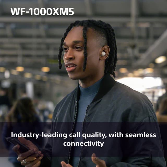 Sony WF1000XM5P true wireless in-ear-hovedtelefoner (røget pink)