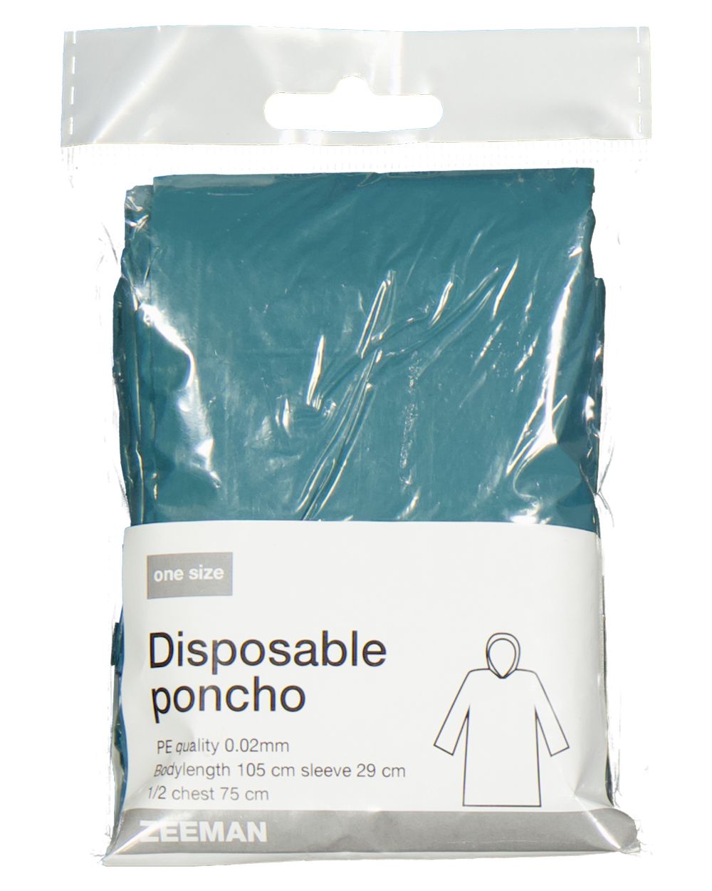 Regenponcho - Groen