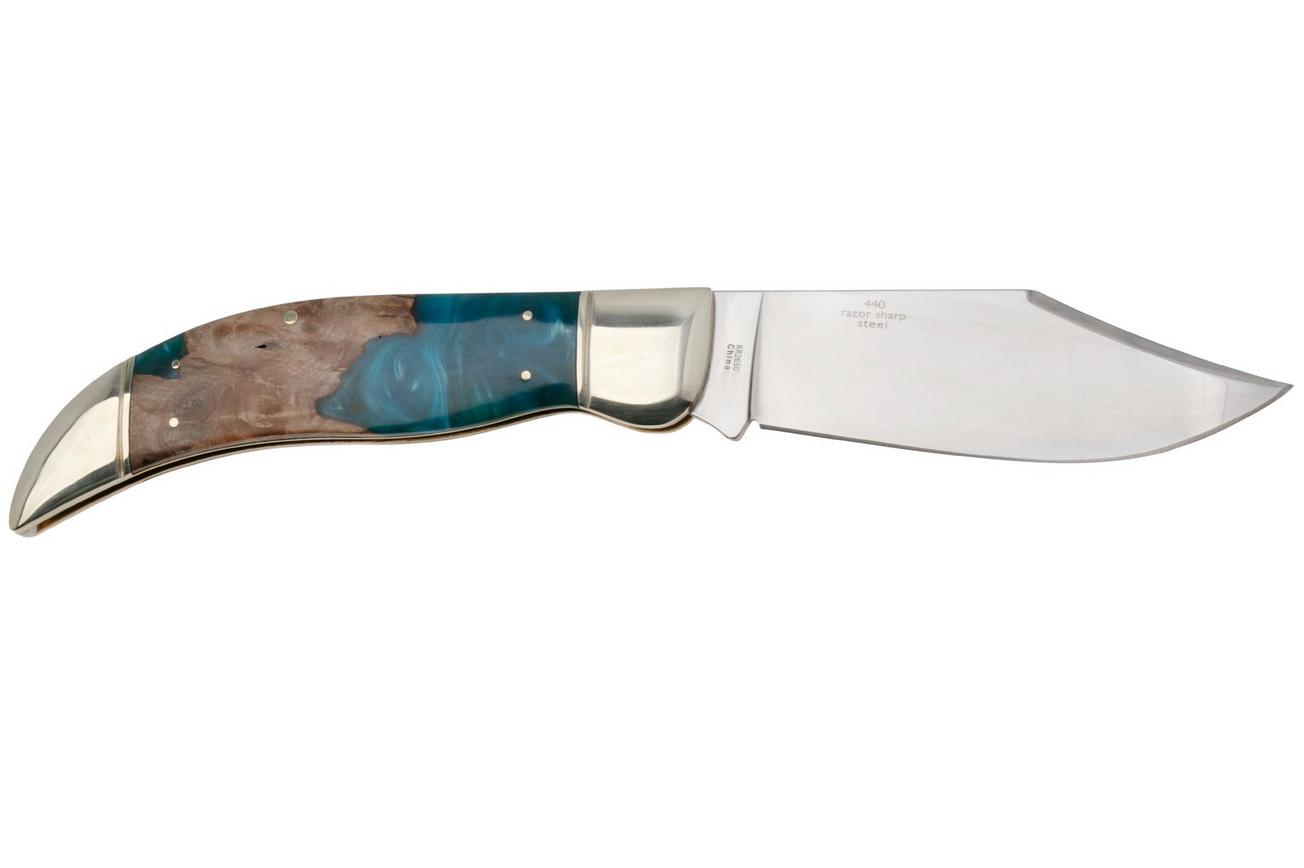 Rough Ryder Deer Slayer RR2650, Satin 440, Pandora Swirl Wood Resin, zakmes