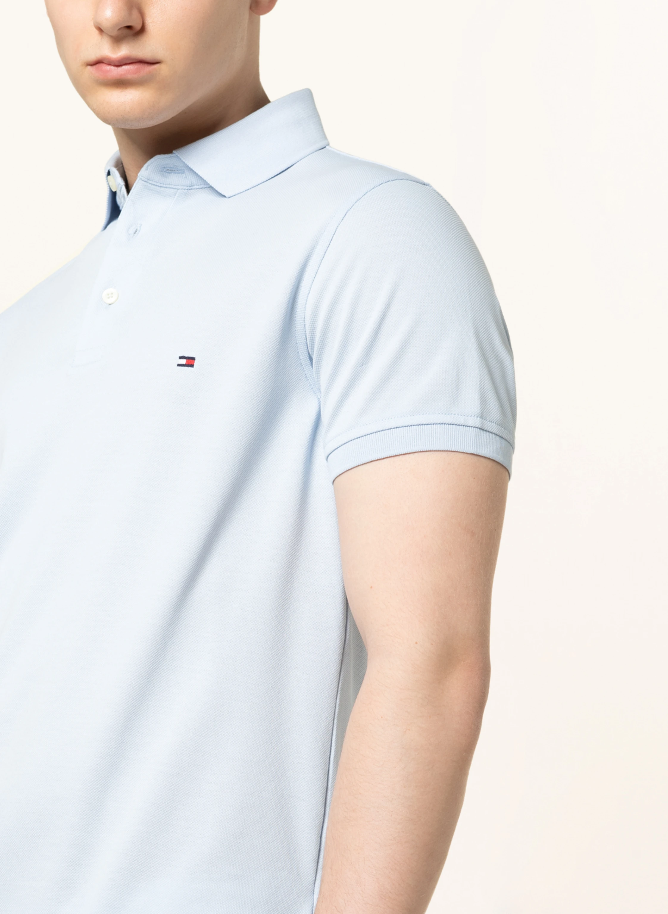 TOMMY HILFIGER Piqué-Poloshirt Slim Fit
