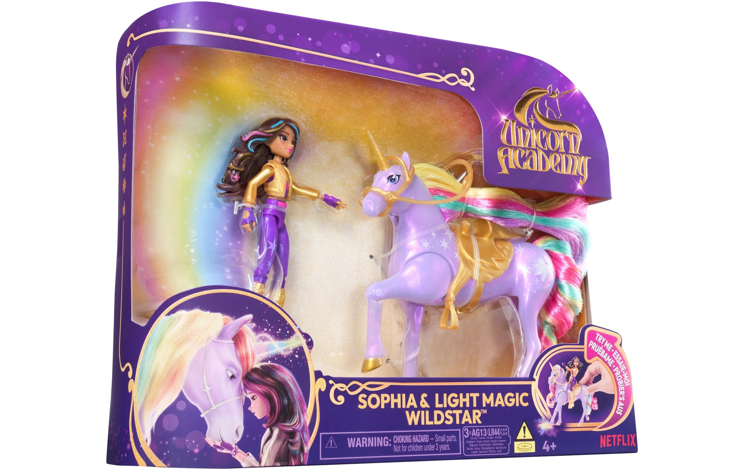 Spin Master Anziehpuppe »Unicorn Academy Sophia & Light Magic Wildstar«