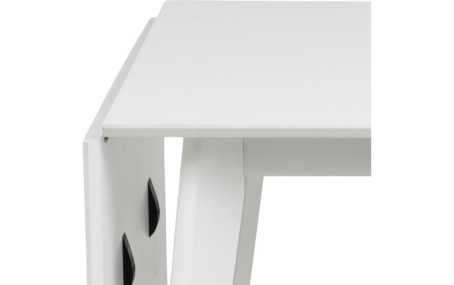 Tisch Roxby Weiss<br>Esstisch mit Verlängerung