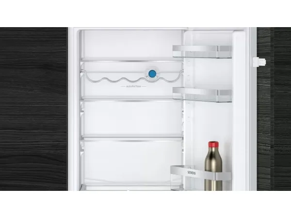 Siemens iQ300 KI86VVSE0 - Integreret Køle-/frysekab - bundfryser - bredde: 56 cm - dybde: 55 cm - højde: 177.5 cm - 267 liter - Klasse E - Glidehængsel