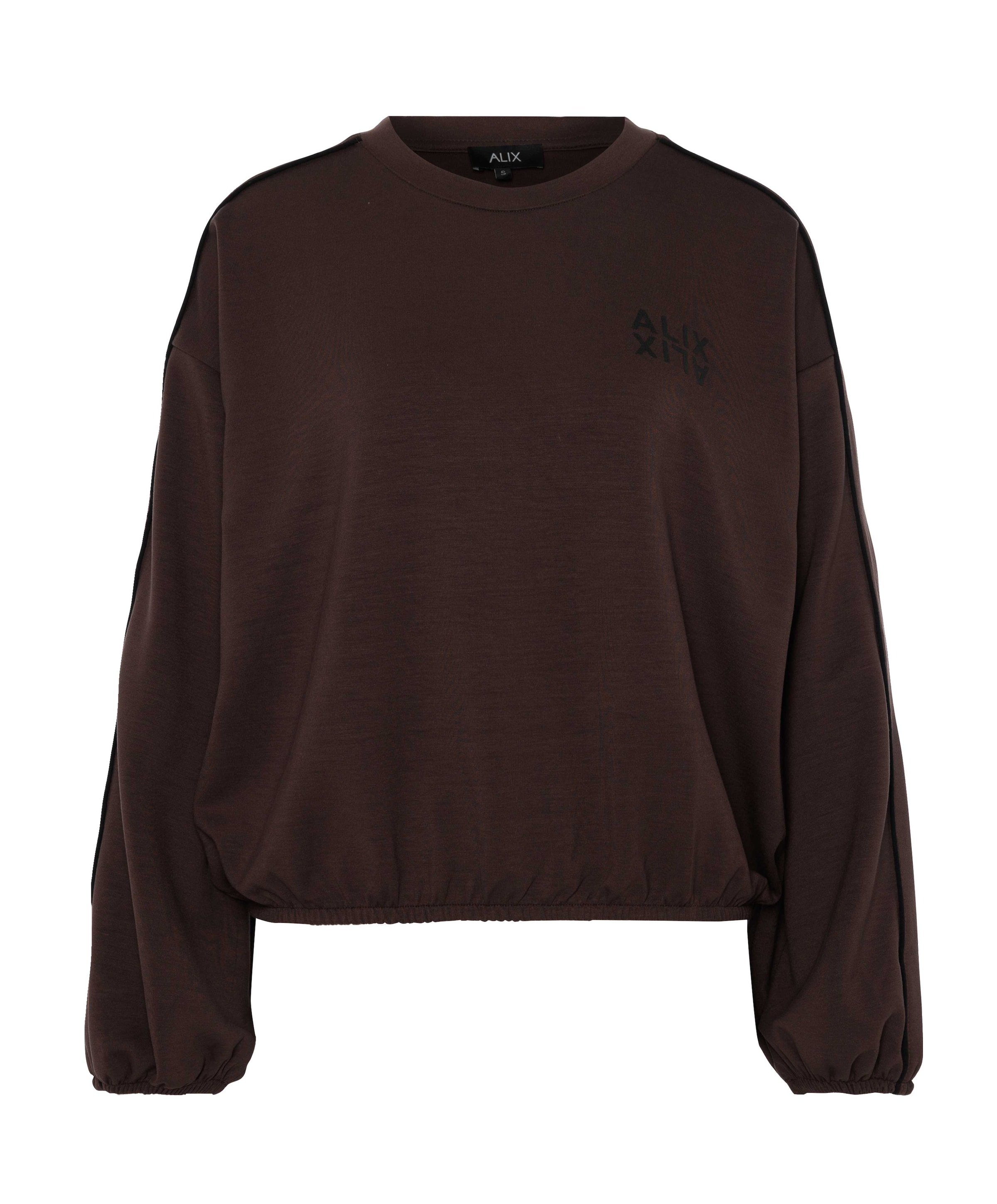 Alix The Label Dames sweater bruin
