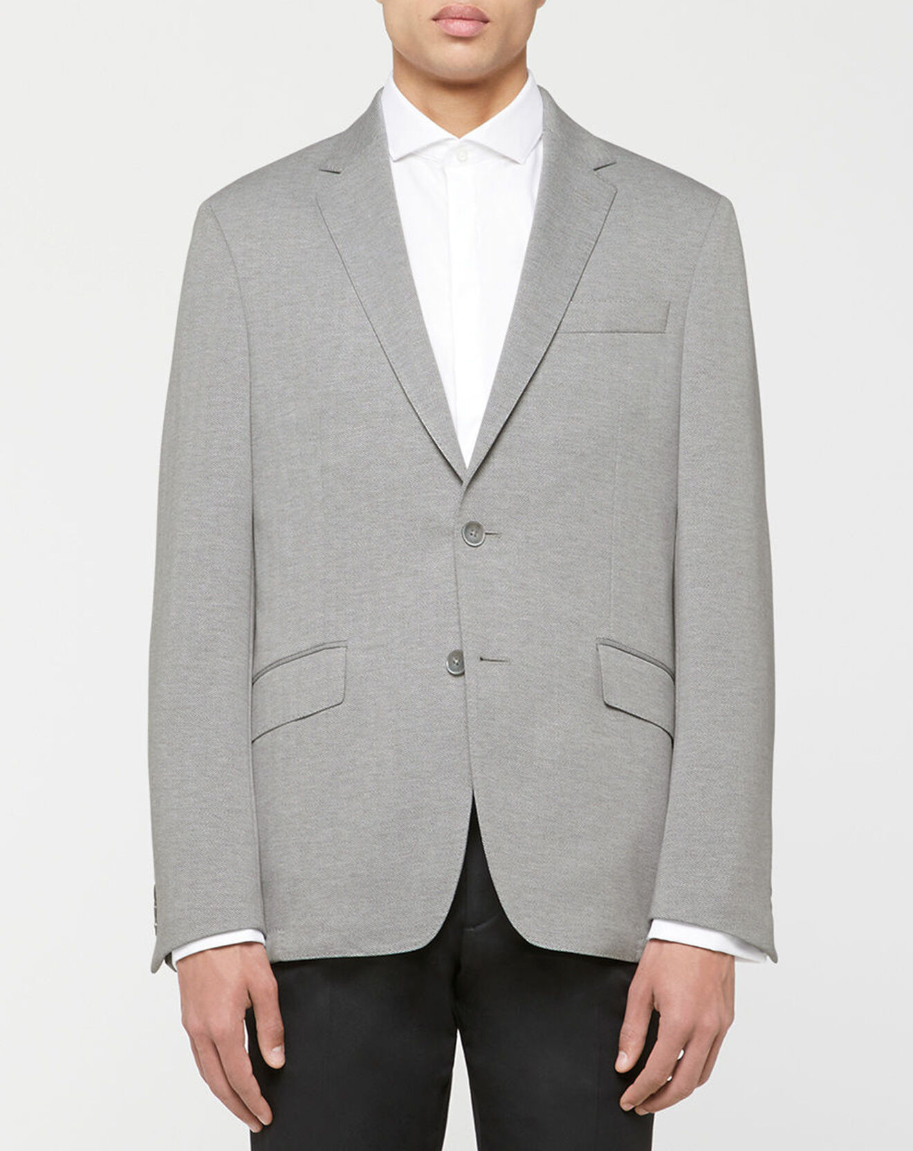 Hackett London Blazer Herring gris clair