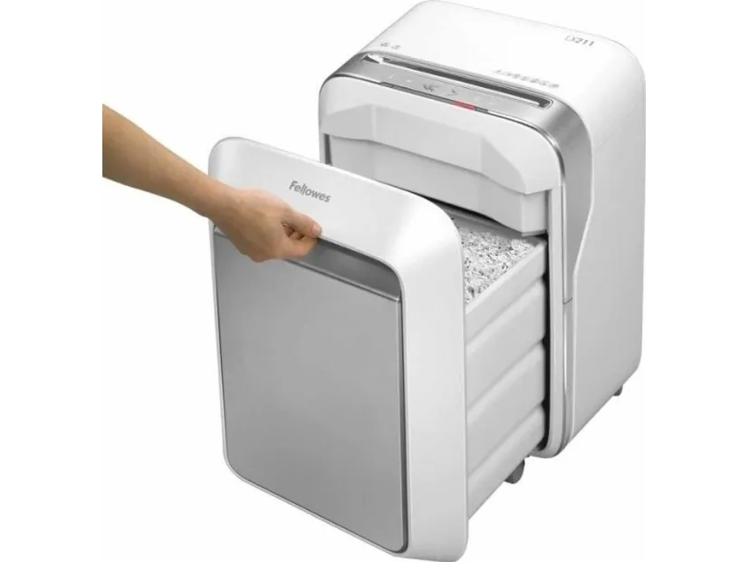 Makulator Fellowes Powershred® LX211 micro-cut 2x12 mm hvid (P-5)