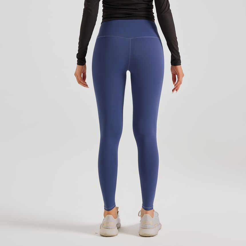 GearGal - Effen yogabroek met hoge taille