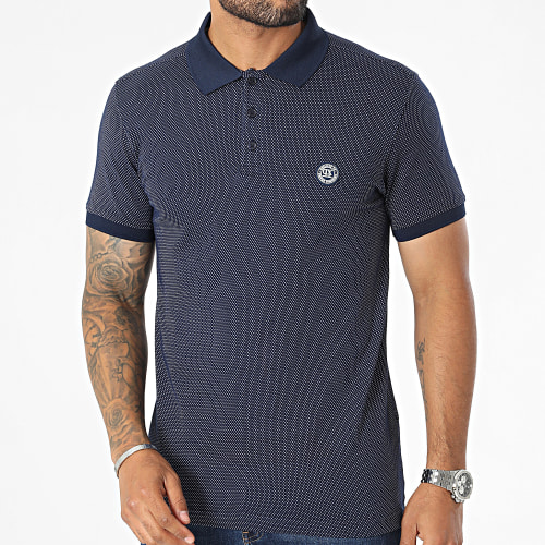 Polo Manches Courtes Baky Bleu Marine