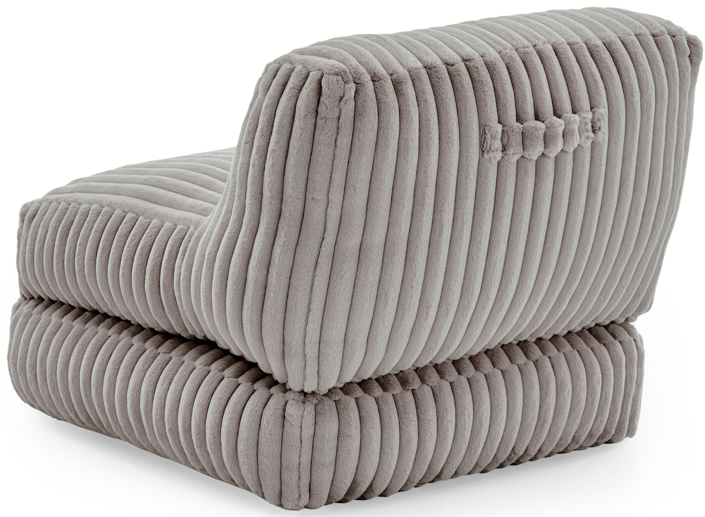INOSIGN XXL-Sessel »Pia« Loungesessel in Megacord, 2 Grössen, Schlaffunktion und Pouf-Funktion
