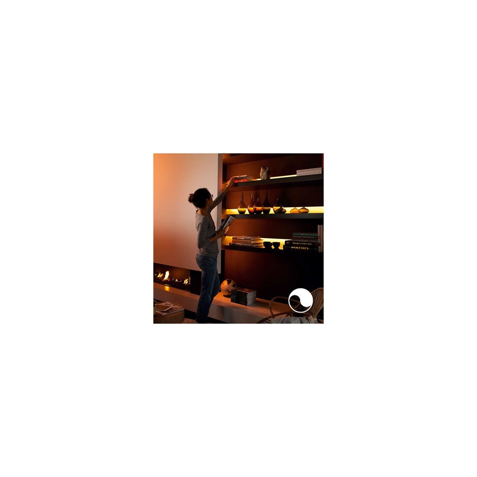 Philips Hue - 2x Lightstrip Plus Starter Kit 2 meter & 1x Lighstrip 1 Meter Extension - Bundle