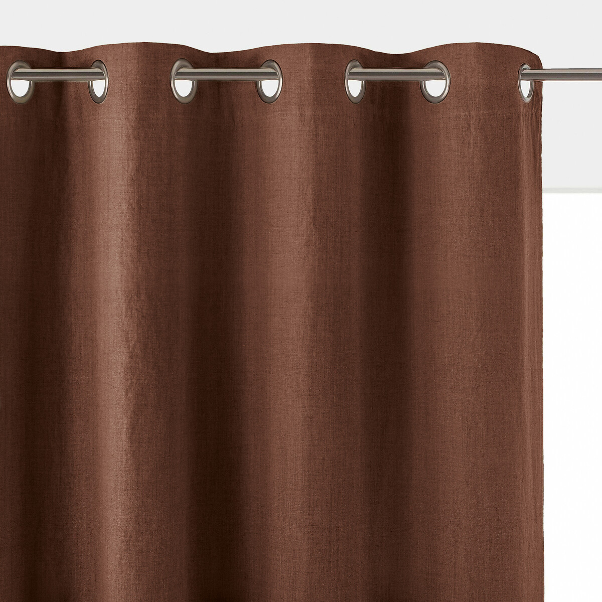 LA REDOUTE INTERIEURS<br>Cortina de radiador blackout em linho lavado Onega